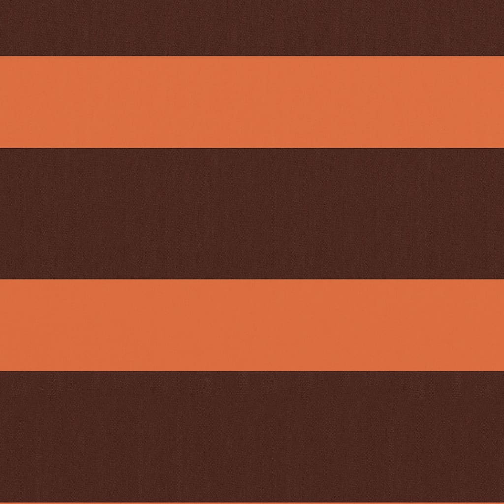Balcony Screen Orange and Brown 75x500 cm Oxford Fabric