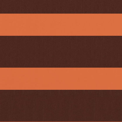 Balcony Screen Orange and Brown 120x400 cm Oxford Fabric