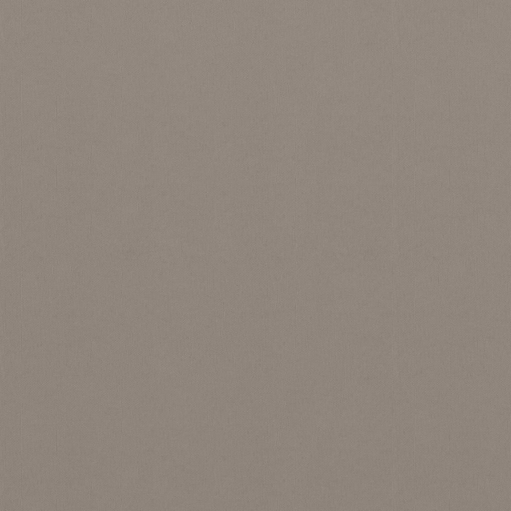 Balcony Screen Taupe 120x500 cm Oxford Fabric