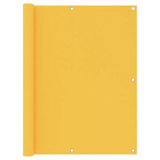 Balcony Screen Yellow 120x400 cm Oxford Fabric