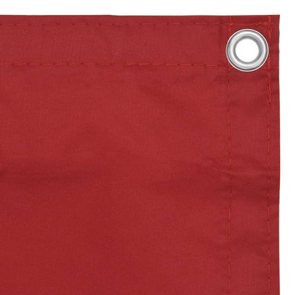 Balcony Screen Red 75x300 cm Oxford Fabric