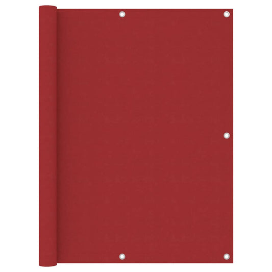 Balcony Screen Red 120x300 cm Oxford Fabric