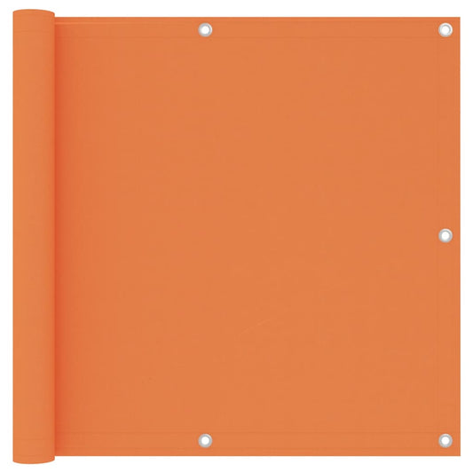 Balcony Screen Orange 90x400 cm Oxford Fabric