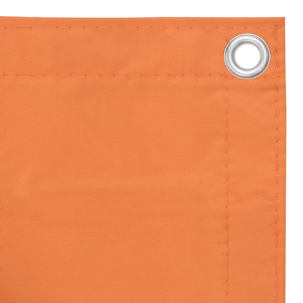 Balcony Screen Orange 120x500 cm Oxford Fabric