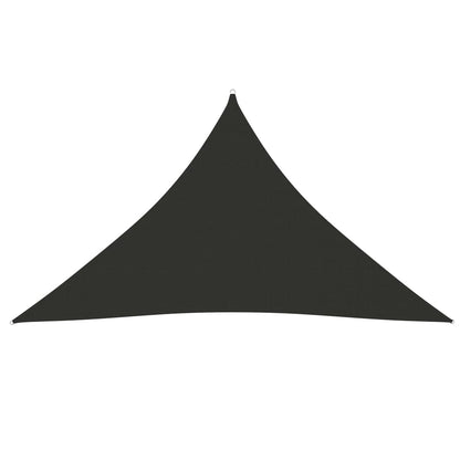 Sunshade Sail Oxford Fabric Triangular 5x5x6 m Anthracite