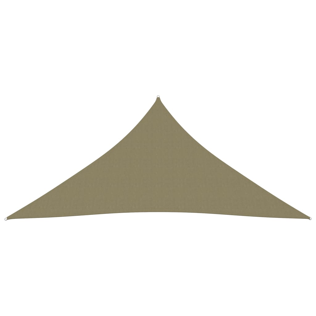 Sunshade Sail Oxford Fabric Triangular 4x4x4 m Beige