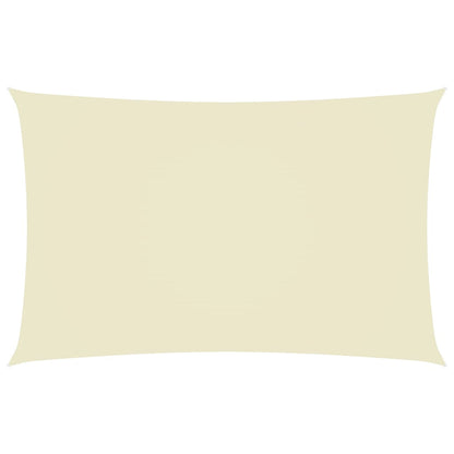 Sunshade Sail Oxford Fabric Rectangular 2x5 m Cream