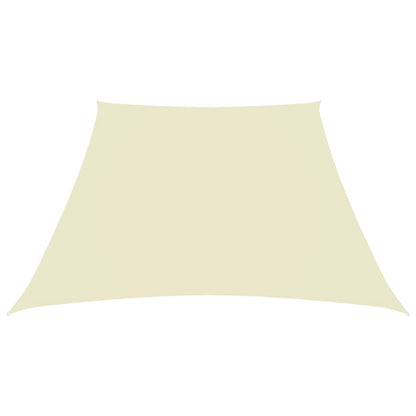 Sunshade Sail Oxford Fabric Trapezium 2/4x3 m Cream