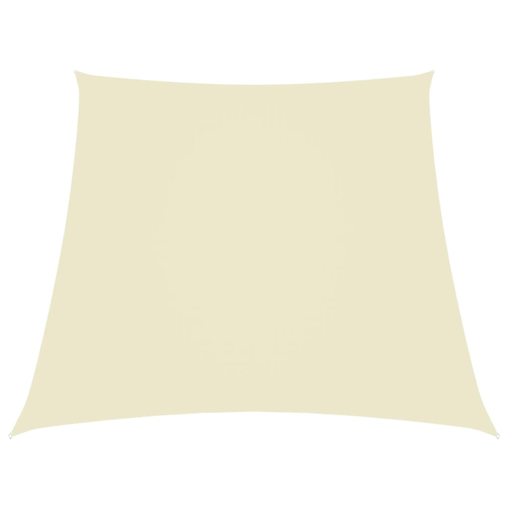 Sunshade Sail Oxford Fabric Trapezium 3/4x3 m Cream