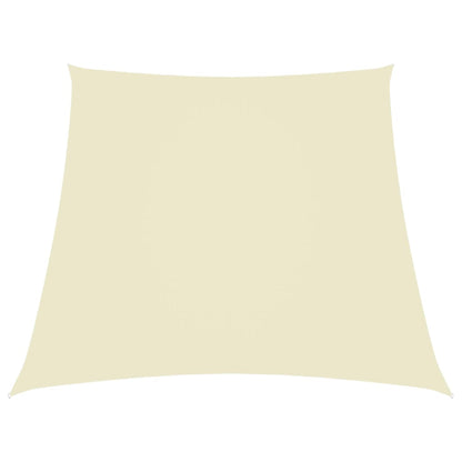 Sunshade Sail Oxford Fabric Trapezium 3/4x3 m Cream