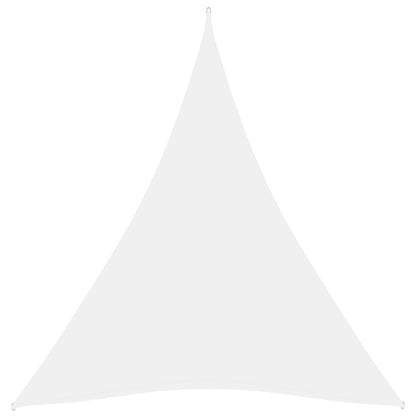 Sunshade Sail Oxford Fabric Triangular 3x4x4 m White