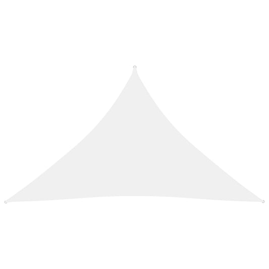 Sunshade Sail Oxford Fabric Triangular 3.5x3.5x4.9 m White