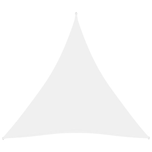 Sunshade Sail Oxford Fabric Triangular 4x4x4 m White