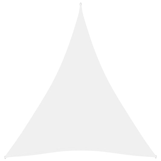 Sunshade Sail Oxford Fabric Triangular 4x5x5 m White