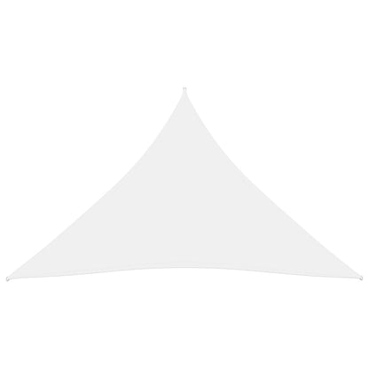 Sunshade Sail Oxford Fabric Triangular 5x6x6 m White