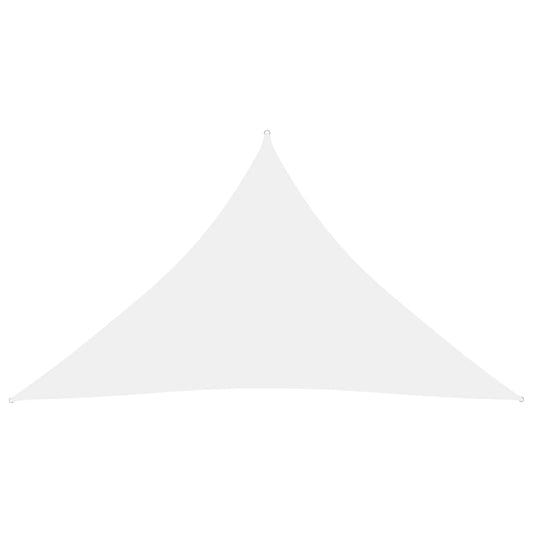 Sunshade Sail Oxford Fabric Triangular 5x5x6 m White