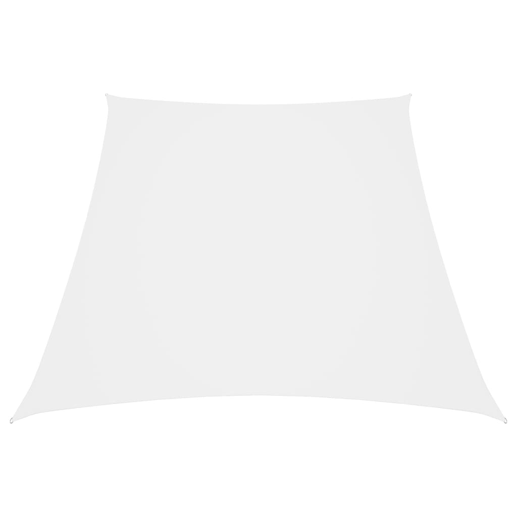 Sunshade Sail Oxford Fabric Trapezium 2/4x3 m White