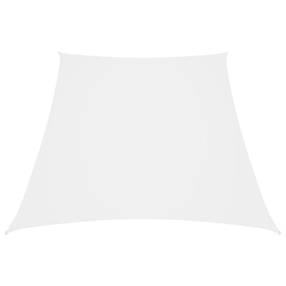 Sunshade Sail Oxford Fabric Trapezium 2/4x3 m White