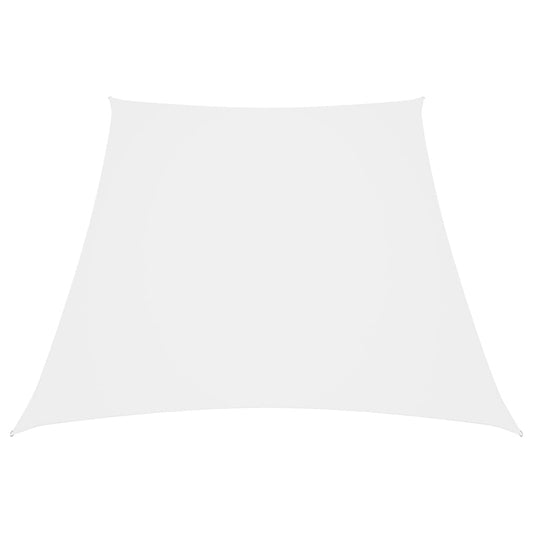 Sunshade Sail Oxford Fabric Trapezium 2/4x3 m White