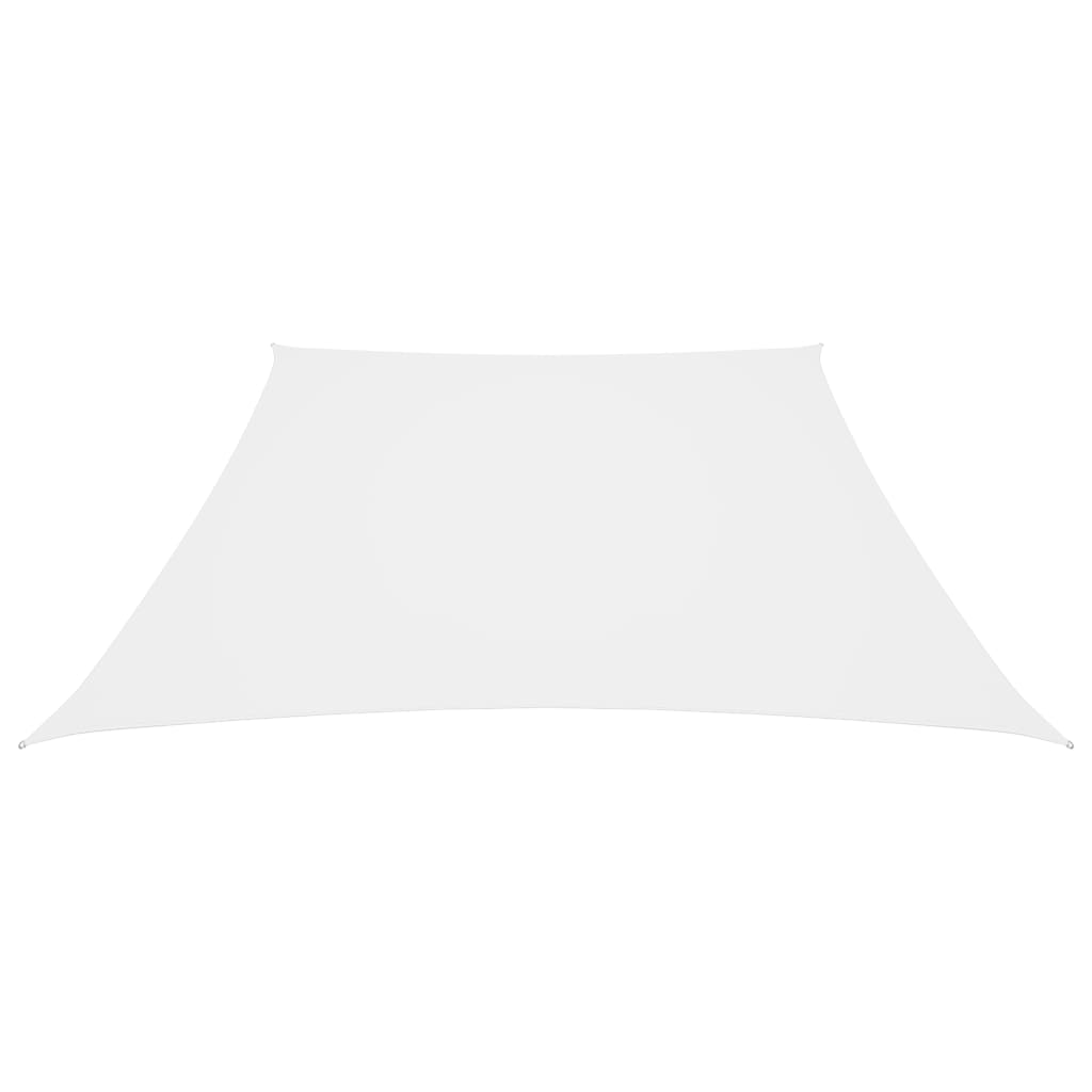 Sunshade Sail Oxford Fabric Trapezium 2/4x3 m White