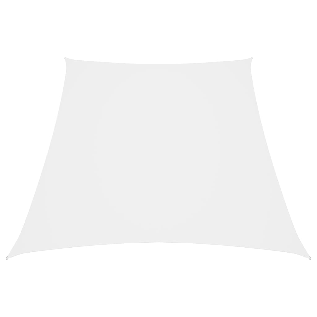 Sunshade Sail Oxford Fabric Trapezium 3/5x4 m White