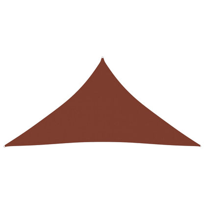 Sunshade Sail Oxford Fabric Triangular 4.5x4.5x4.5 m Terracotta