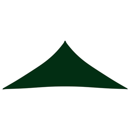 Sunshade Sail Oxford Fabric Triangular 4x4x4 m Dark Green