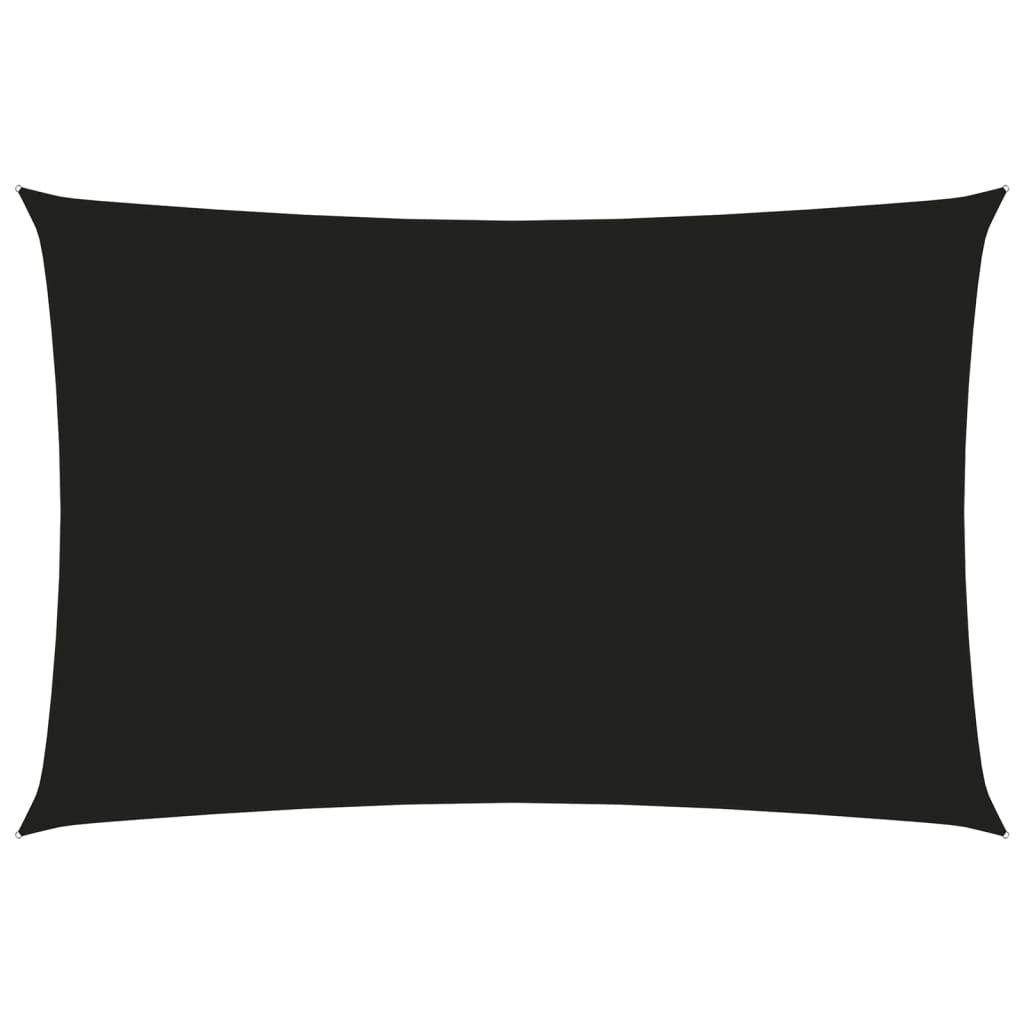 Sunshade Sail Oxford Fabric Rectangular 2x4 m Black