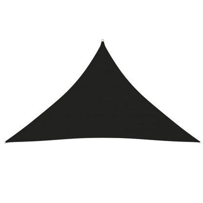 Sunshade Sail Oxford Fabric Triangular 4x4x5.8 m Black
