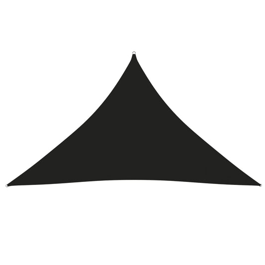Sunshade Sail Oxford Fabric Triangular 5x5x6 m Black