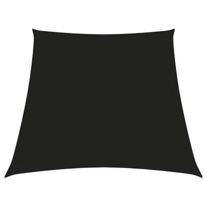 Sunshade Sail Oxford Fabric Trapezium 3/5x4 m Black