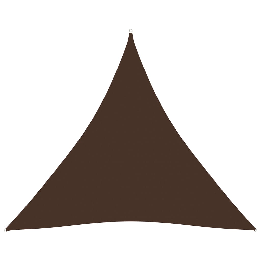 Sunshade Sail Oxford Fabric Triangular 3.6x3.6x3.6 m Brown