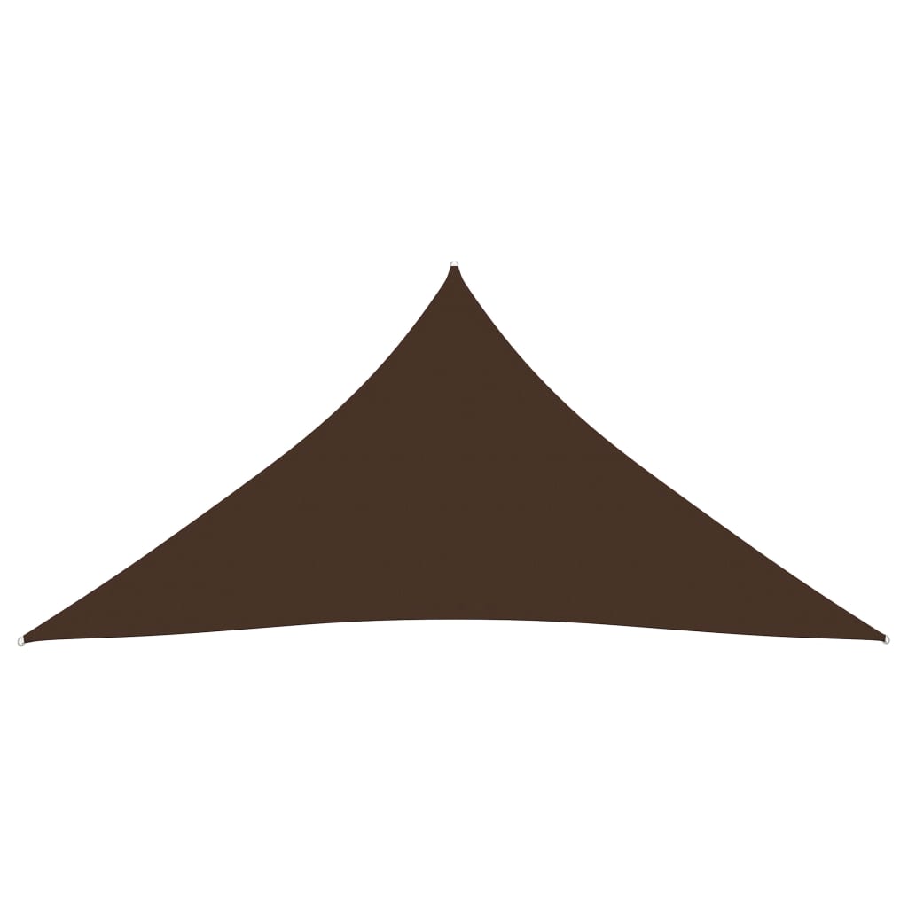 Sunshade Sail Oxford Fabric Triangular 3.6x3.6x3.6 m Brown