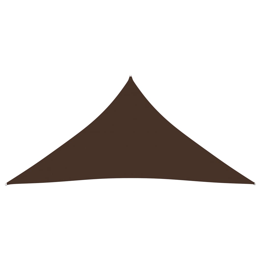 Sunshade Sail Oxford Fabric Triangular 5x5x5 m Brown