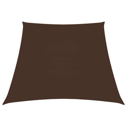 Sunshade Sail Oxford Fabric Trapezium 2/4x3 m Brown