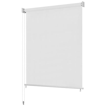 Outdoor Roller Blind White 60x140 cm HDPE