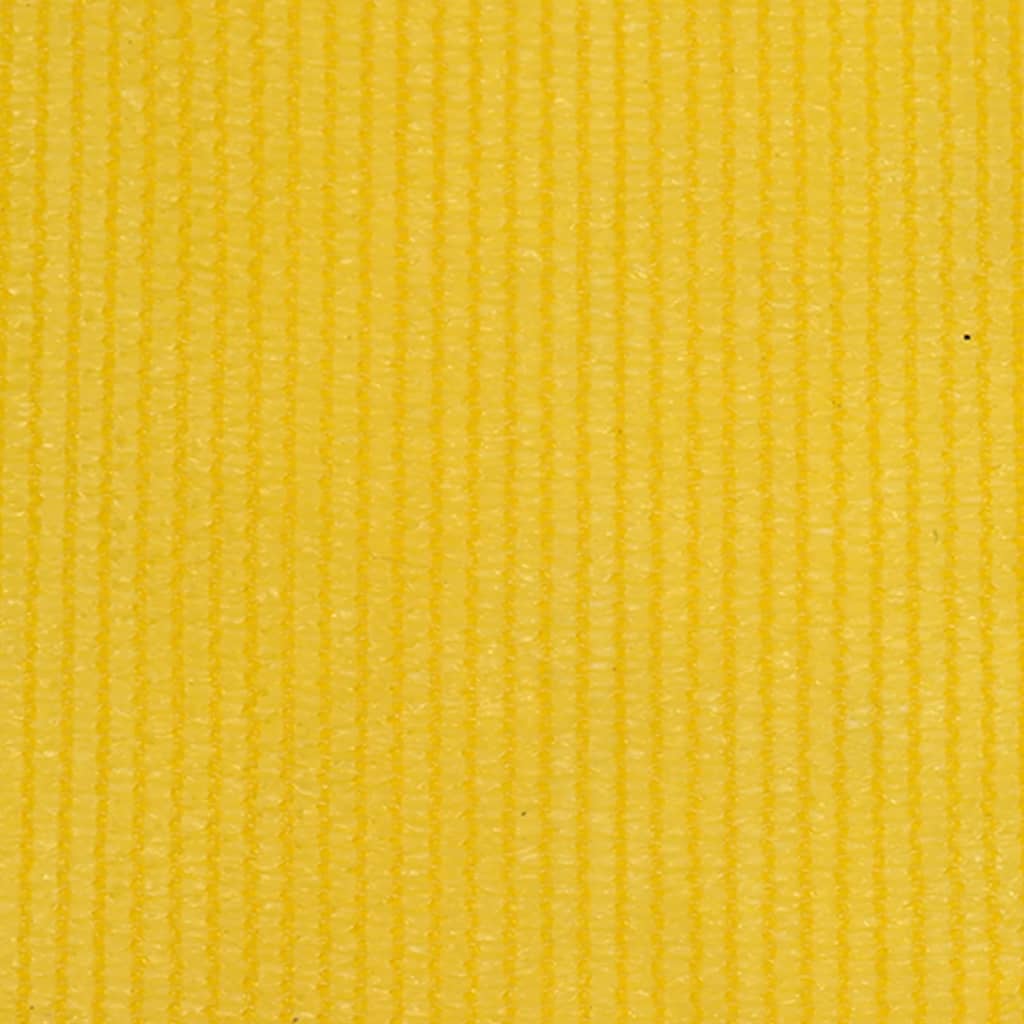Outdoor Roller Blind 100x140 cm Yellow HDPE