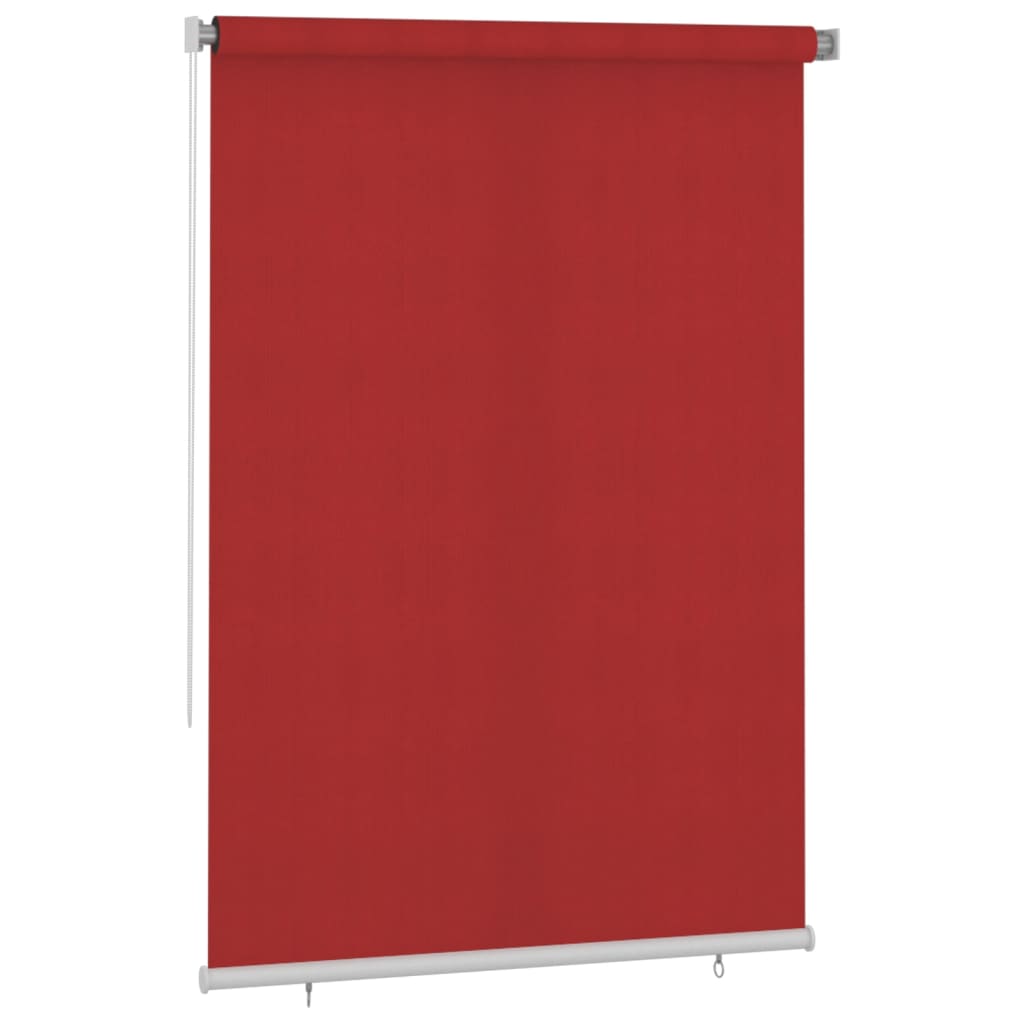Outdoor Roller Blind 160x230 cm Red HDPE