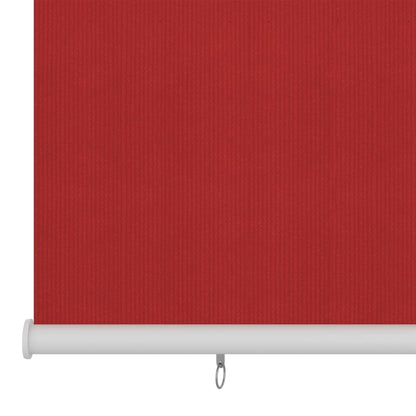 Outdoor Roller Blind 160x230 cm Red HDPE