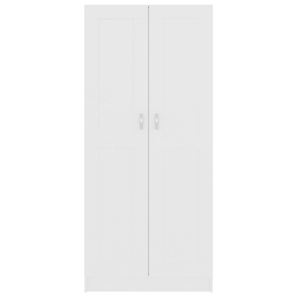 Book Cabinet White 82.5x30.5x185.5 cm Engineered Wood