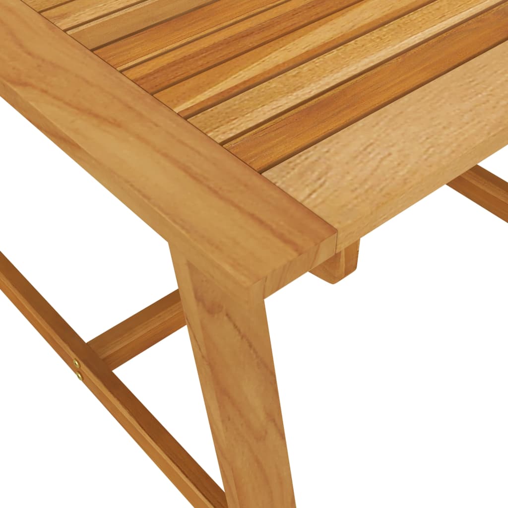 Garden Dining Table 88x88x74 cm Solid Acacia Wood