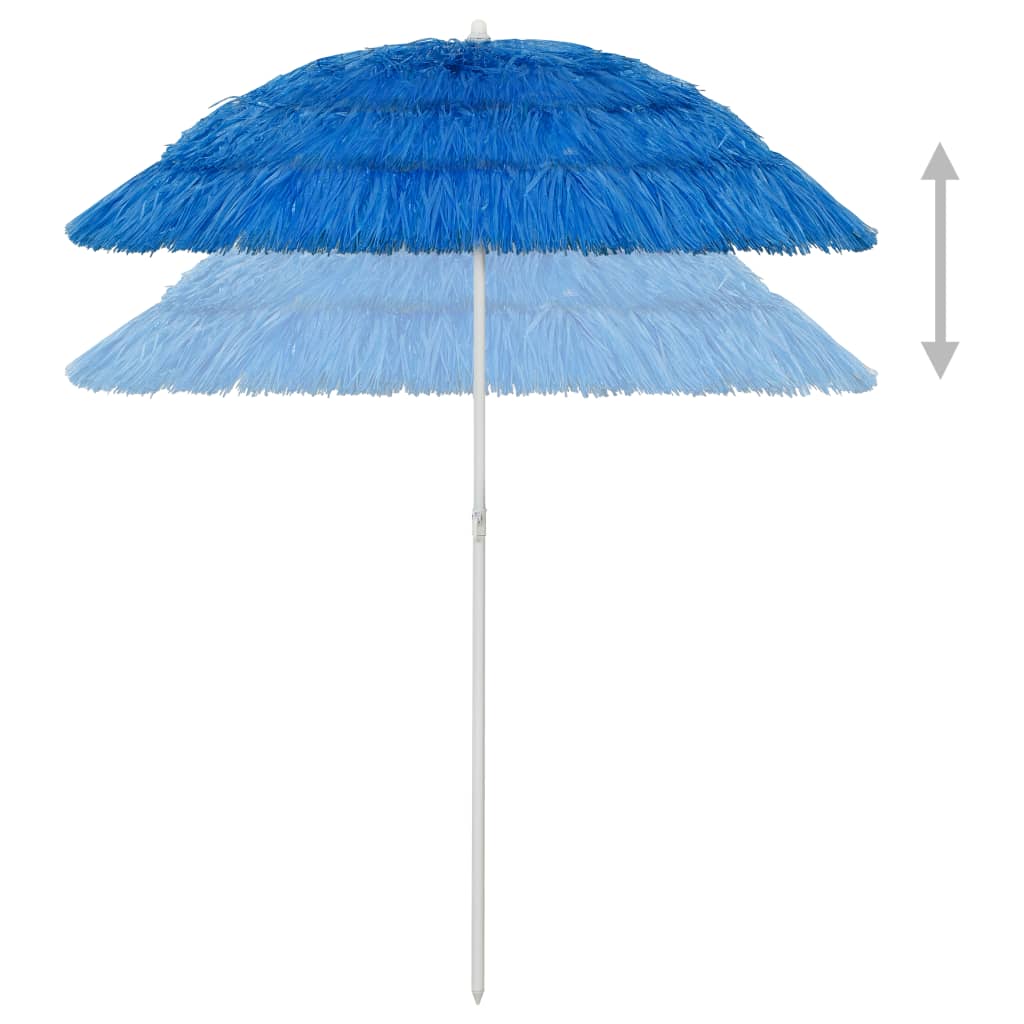 Hawaii Beach Umbrella Blue 180 cm