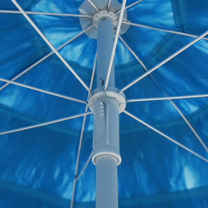 Hawaii Beach Umbrella Blue 180 cm