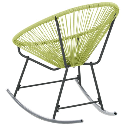 Outdoor Acapulco Chair Poly Rattan Green