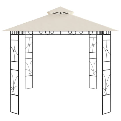 Gazebo 4x3x2.7 m Cream 160 g/m²