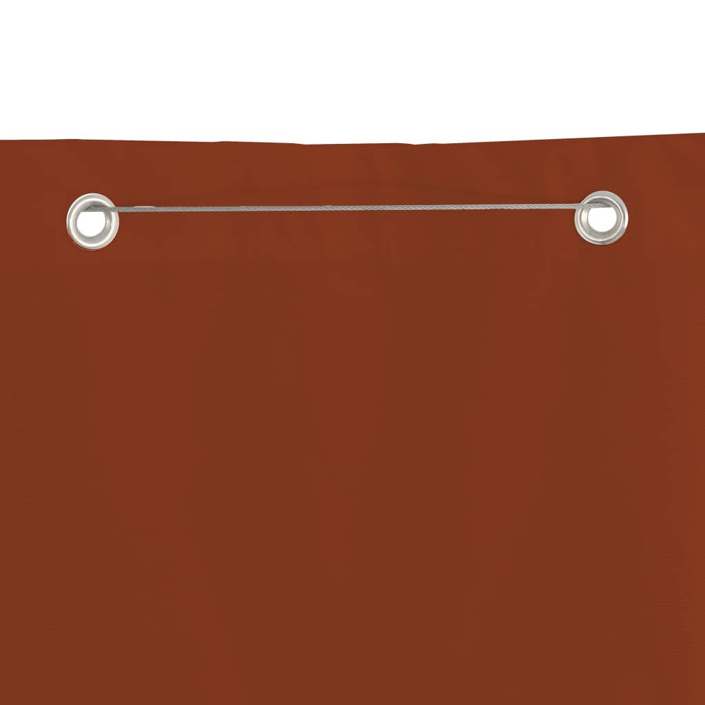 Balcony Screen Terrecotta 140x240 cm Oxford Fabric