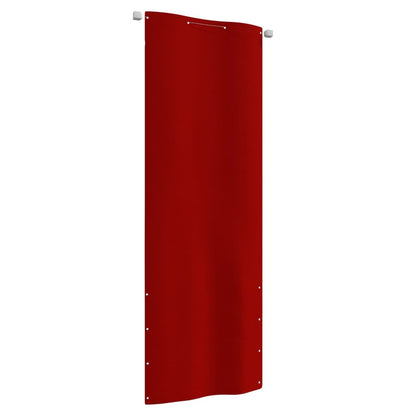Balcony Screen Red 80x240 cm Oxford Fabric