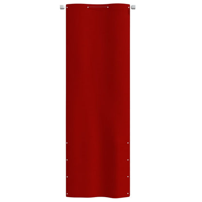 Balcony Screen Red 80x240 cm Oxford Fabric