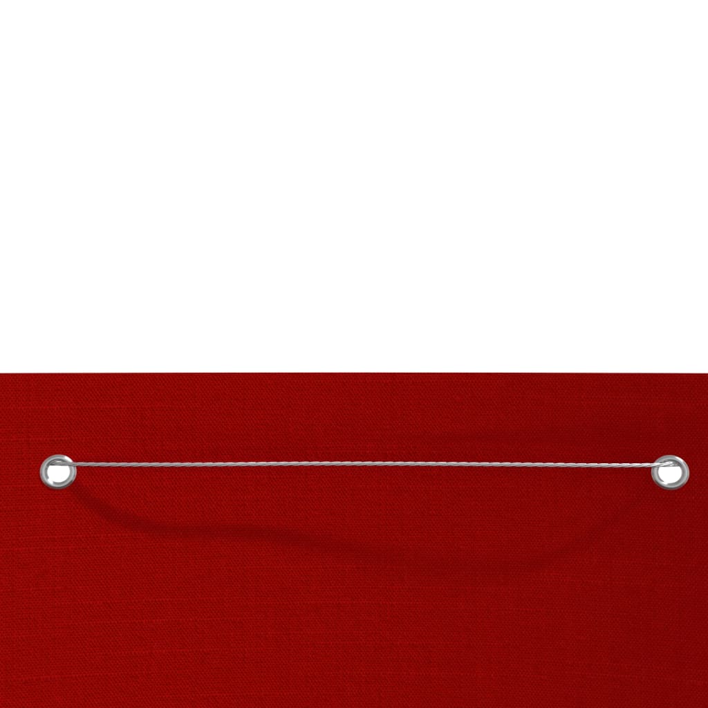 Balcony Screen Red 80x240 cm Oxford Fabric