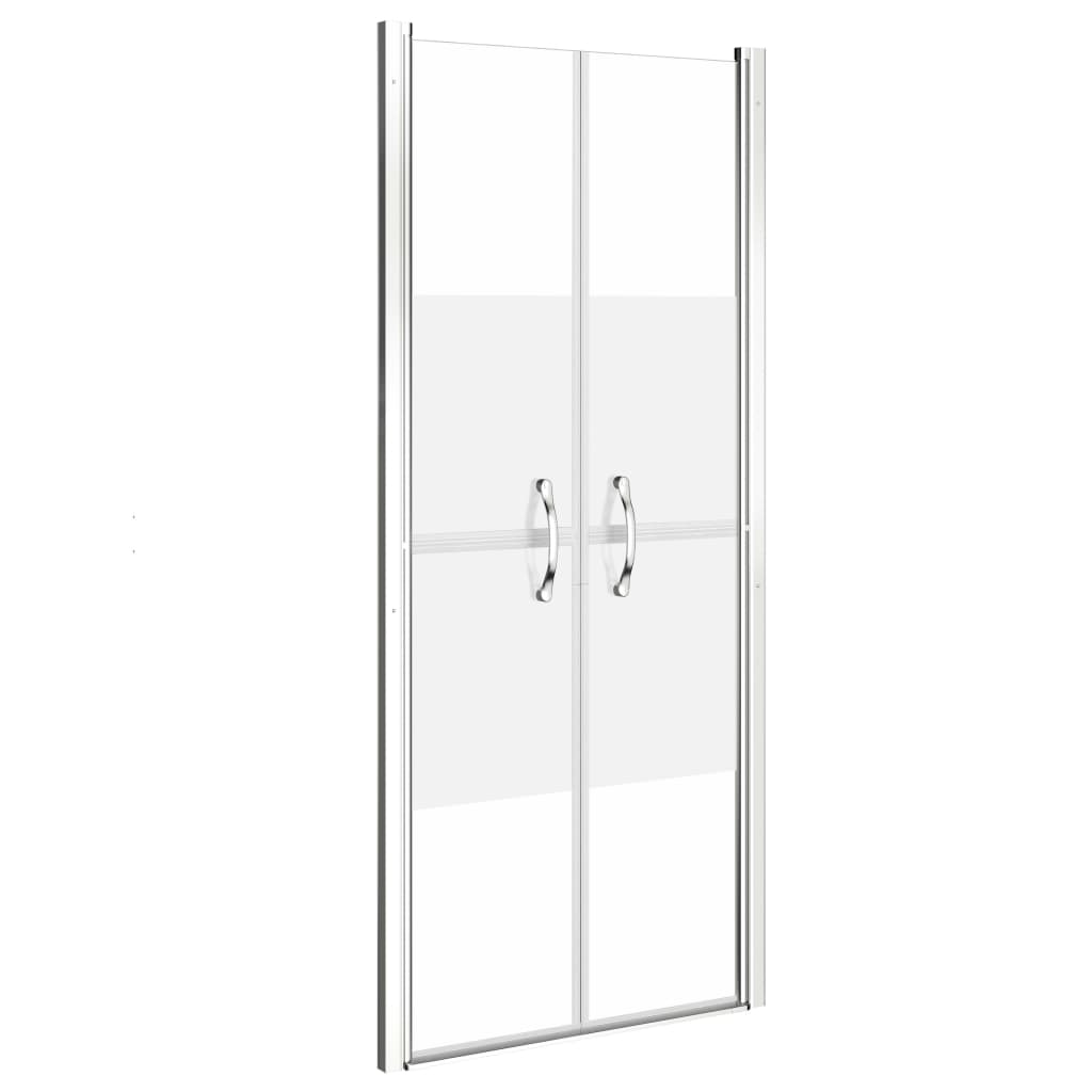 Shower Door Half Frosted ESG 86x190 cm